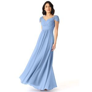 Azazie Light Blue Formal Dress
